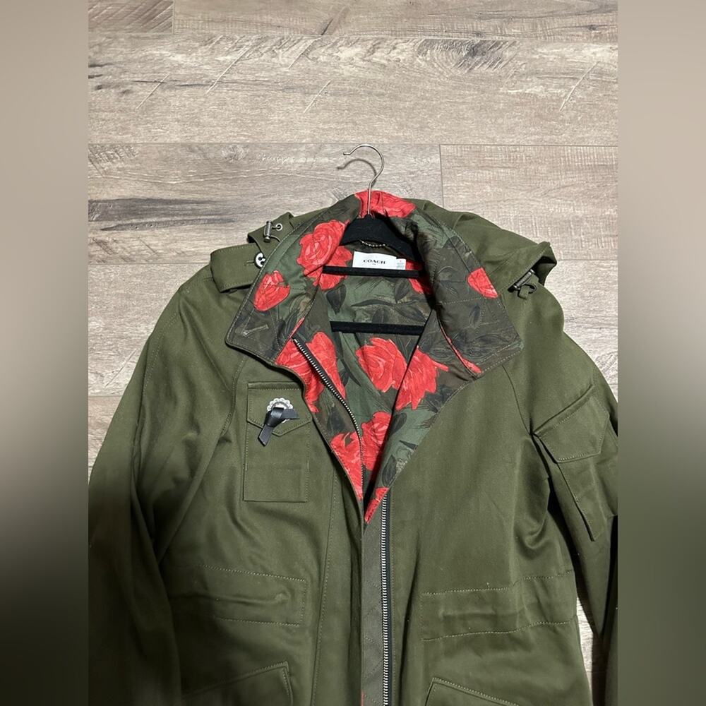 Coach Western Military Parka Tea Rose US 4 - Picture 6 of 7